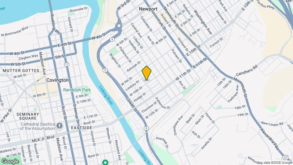 939 Patterson St Map and Location Details