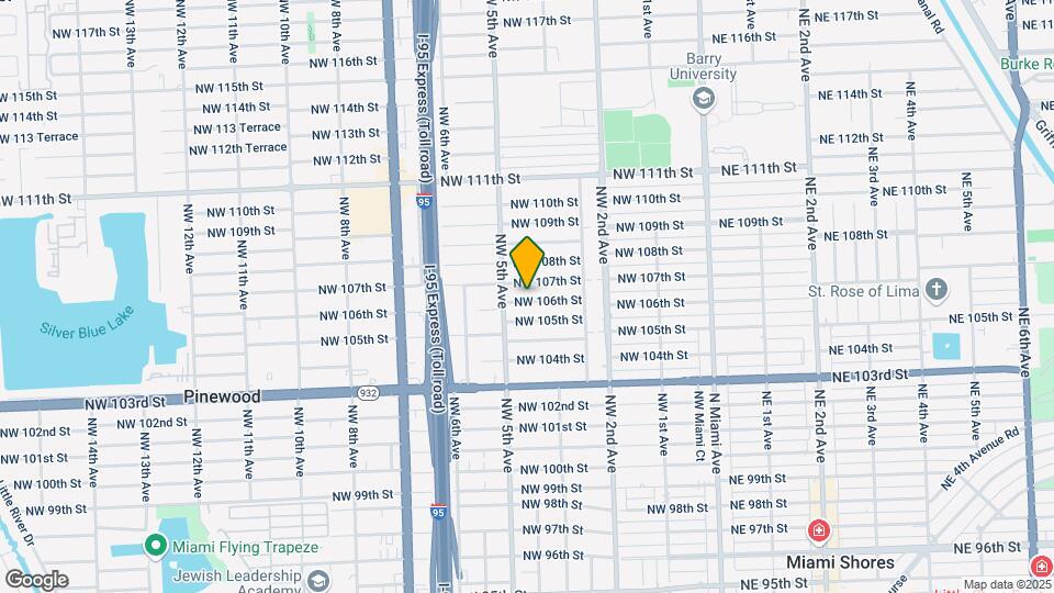 411 NW 106th St Map and Location Details