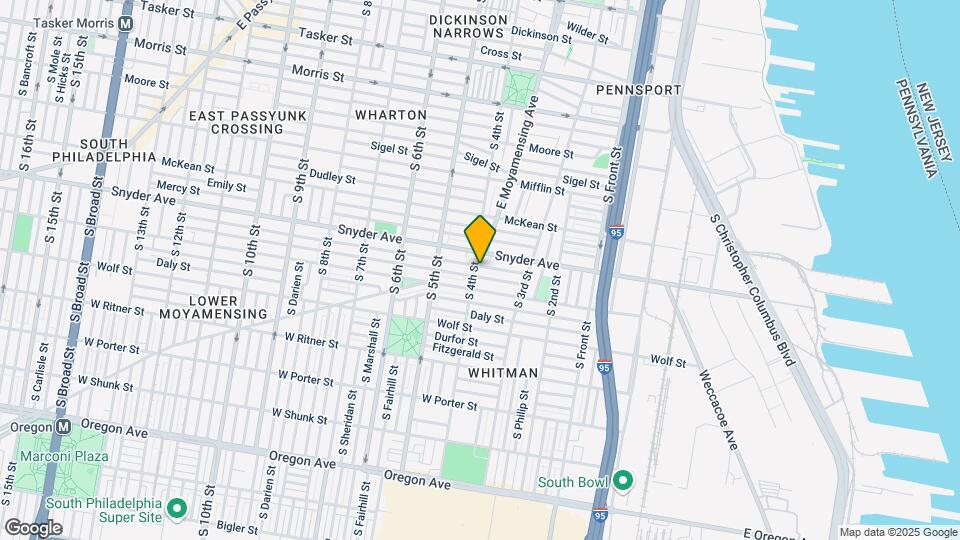 2117 S 4th St Map and Location Details
