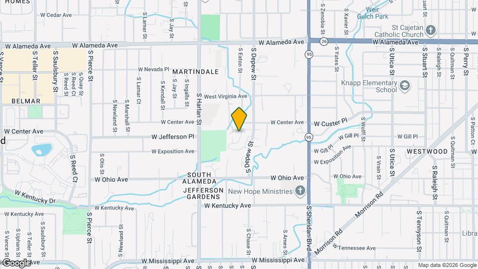 657 S Depew St Map and Location Details