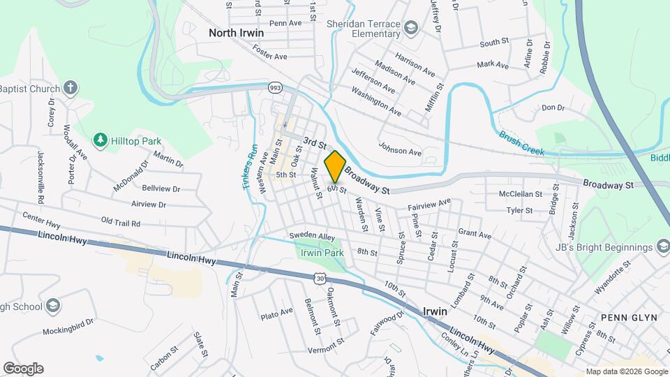 305 Chestnut St Map and Location Details