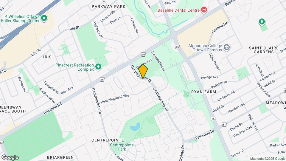 31 Thornbury Crescent Map and Location Details