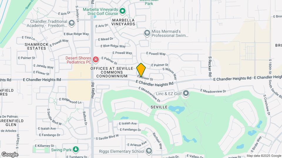 3533 E Flower St Map and Location Details