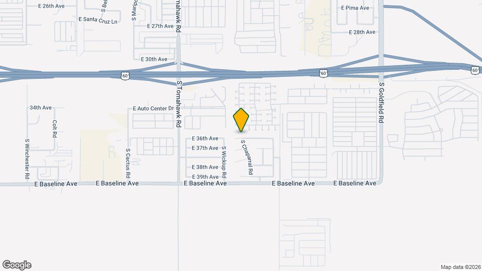 2092 E 36th Ave Map and Location Details