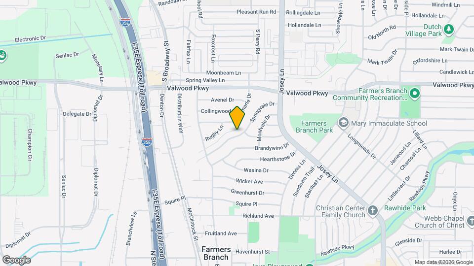 2579 Springvale Dr Map and Location Details