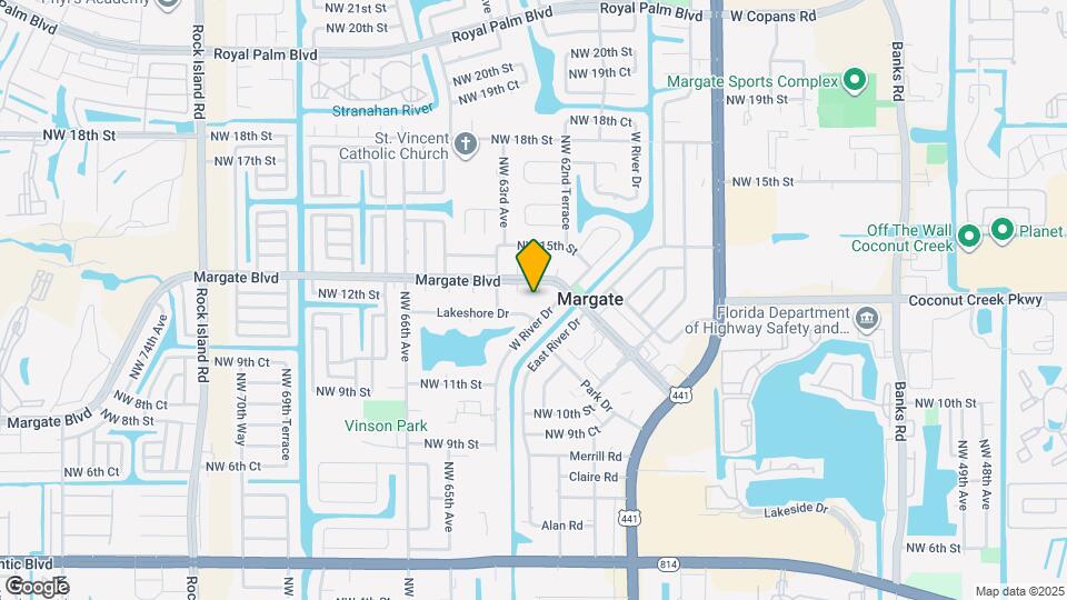 1353 NW 62nd Way Map and Location Details