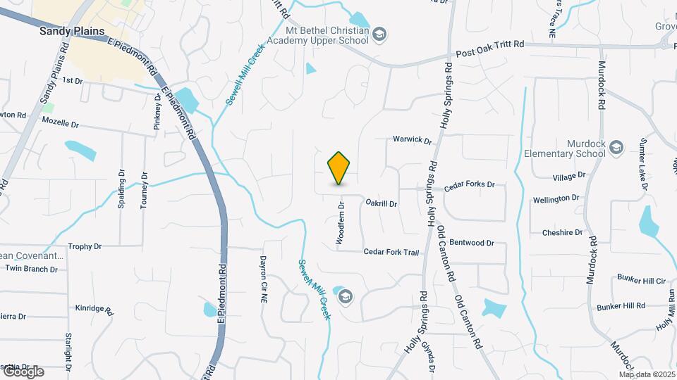 2521 Oakrill Rd Map and Location Details