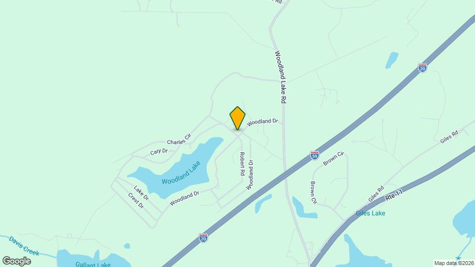 10942 Woodland Dr Map and Location Details