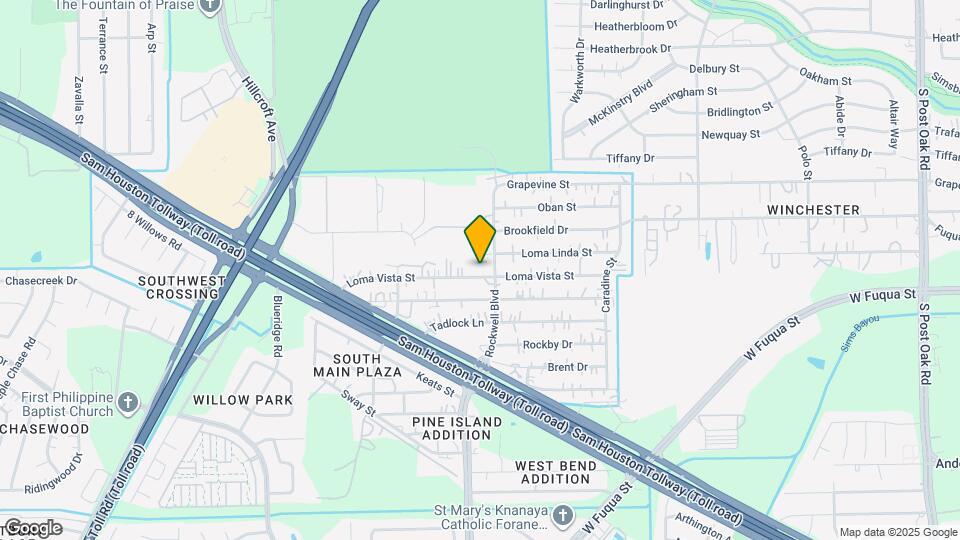 6610 Loma Vista St Map and Location Details