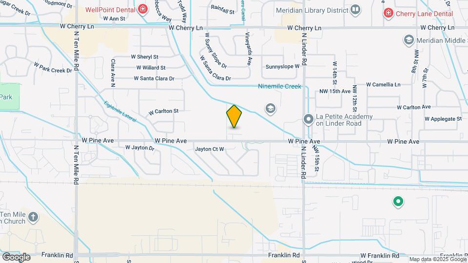 2122 W Pine Ave Map and Location Details