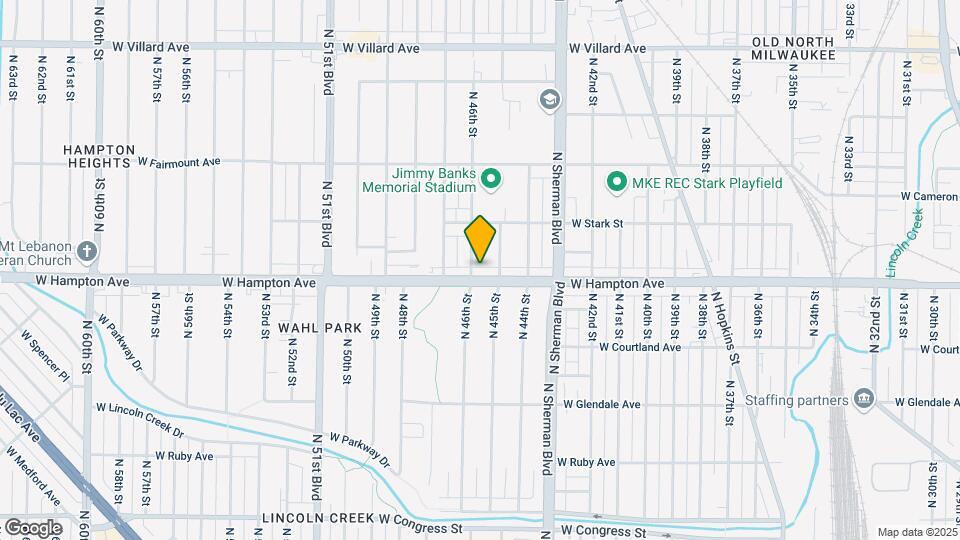 4522 W Hampton Ave Mapa y Detalles de la Ubicación