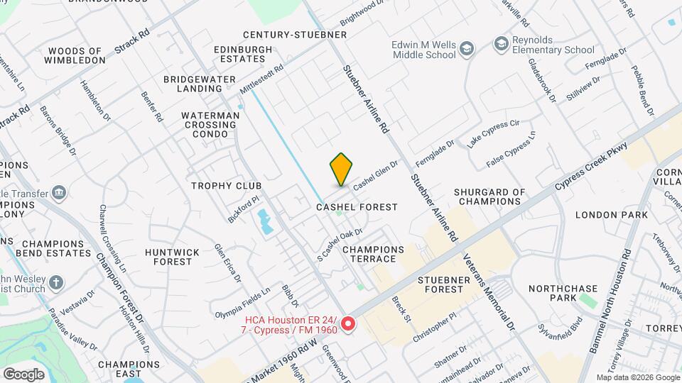 4714 Cashel Glen Dr Map and Location Details