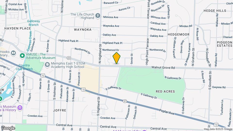 3588 Walnut Grove Rd Mapa y Detalles de la Ubicación