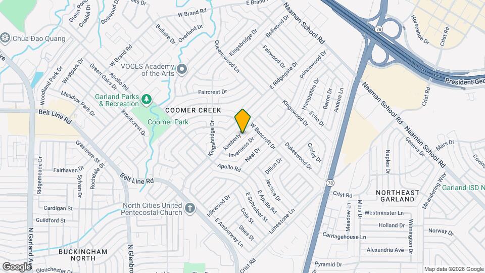 2510 Kimberly Dr Map and Location Details