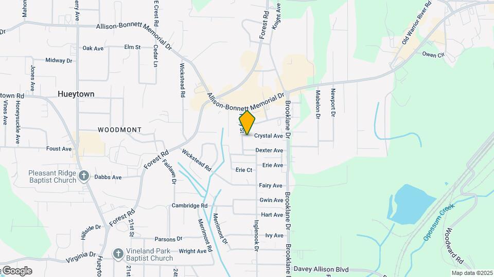 201 Holly St Map and Location Details