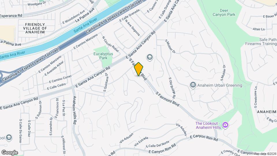 196 S Donna Ct Map and Location Details