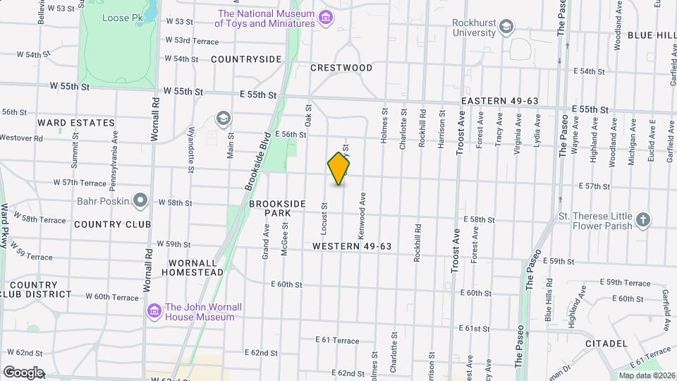 5716 Cherry St Map and Location Details