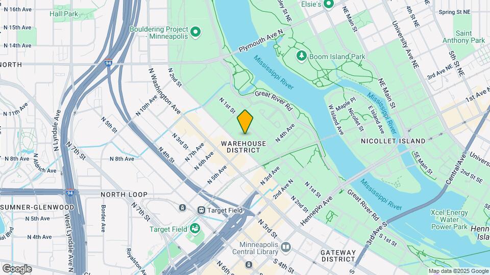 545 N 1st St, Unit 412 Map and Location Details