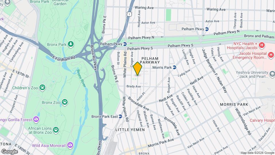 2104 Holland Ave Map and Location Details