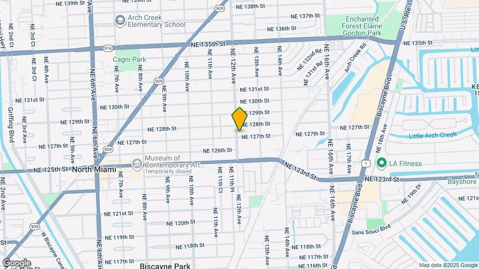 1205 NE 127th St Map and Location Details