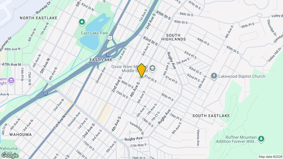 8035 4th Ave S Map and Location Details