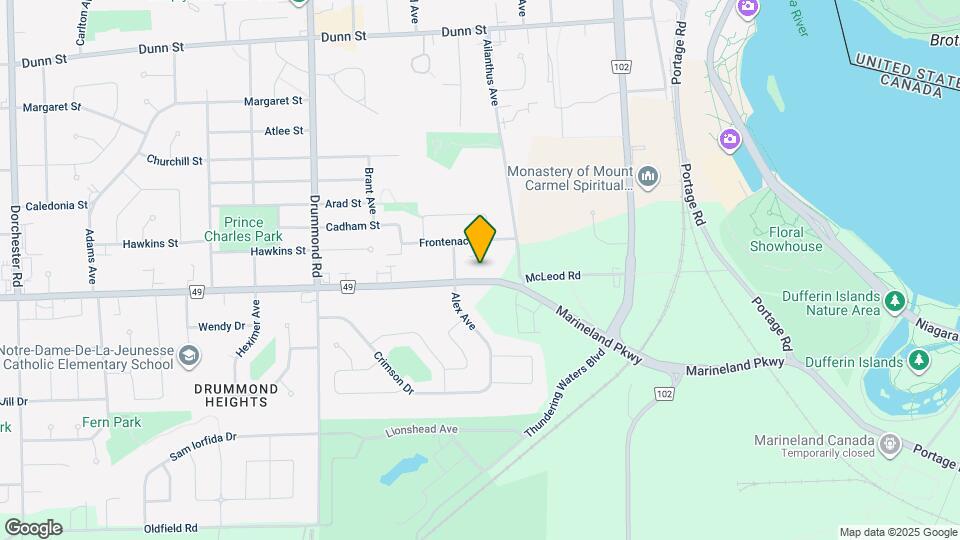 5853 McLeod Rd Map and Location Details