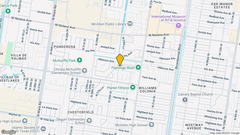 3300 N 25th St Map and Location Details