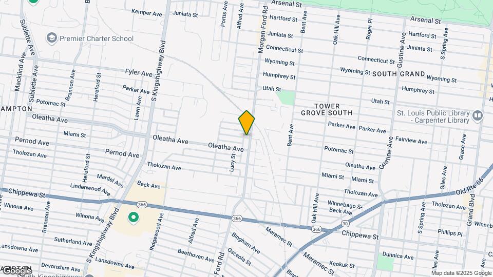 4301 Potomac St Map and Location Details