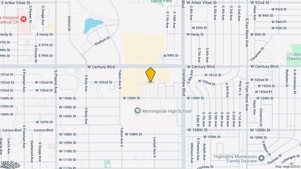 10106 Darby Ave Map and Location Details
