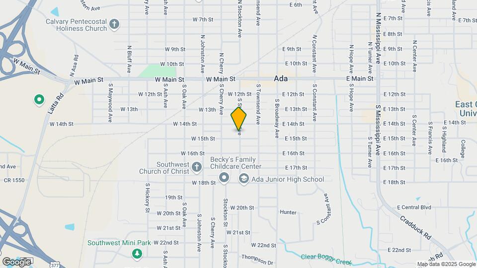 411 S Stockton Ave Map and Location Details