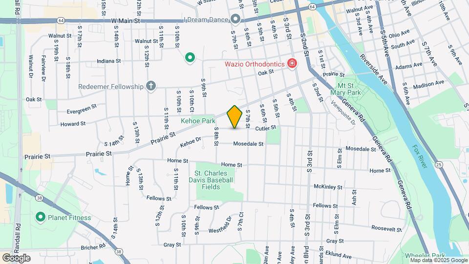 725 Cutler St Map and Location Details