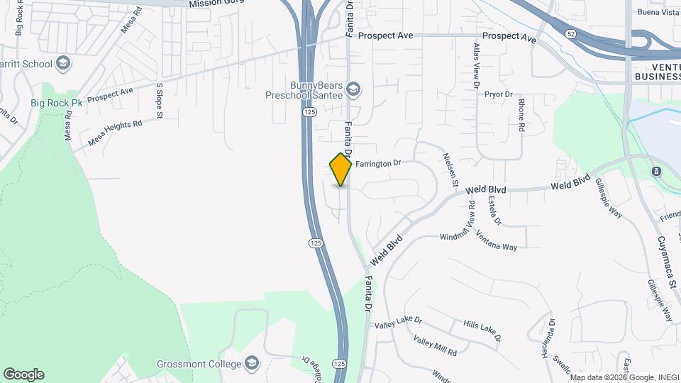 9041 Fanita Rancho Rd Map and Location Details