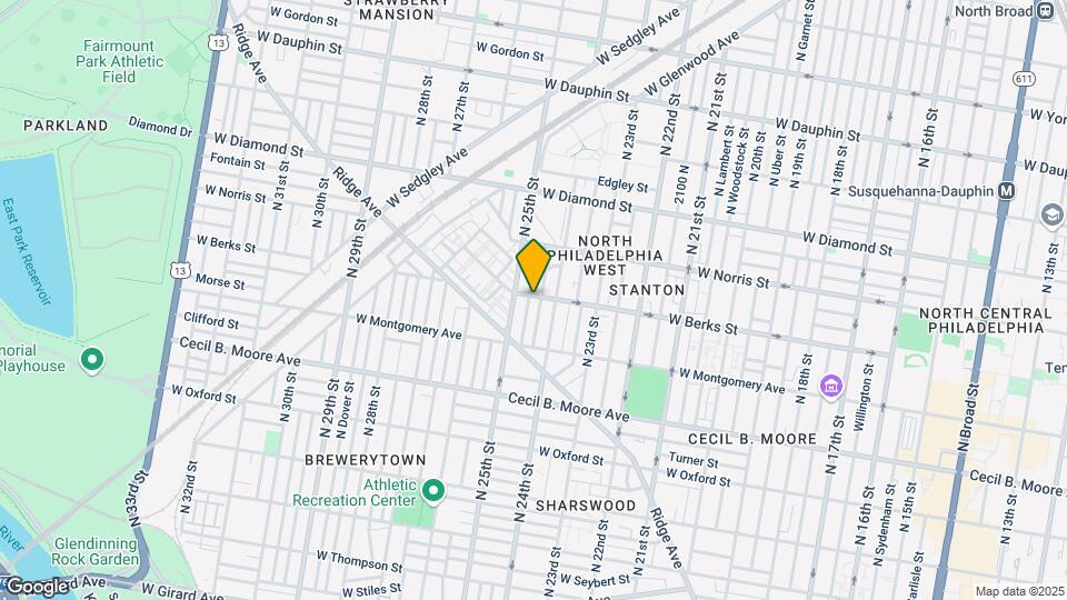 1863 N Taylor St Map and Location Details