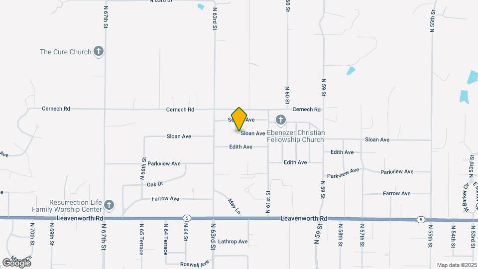 6153 Sloan Ave Map and Location Details