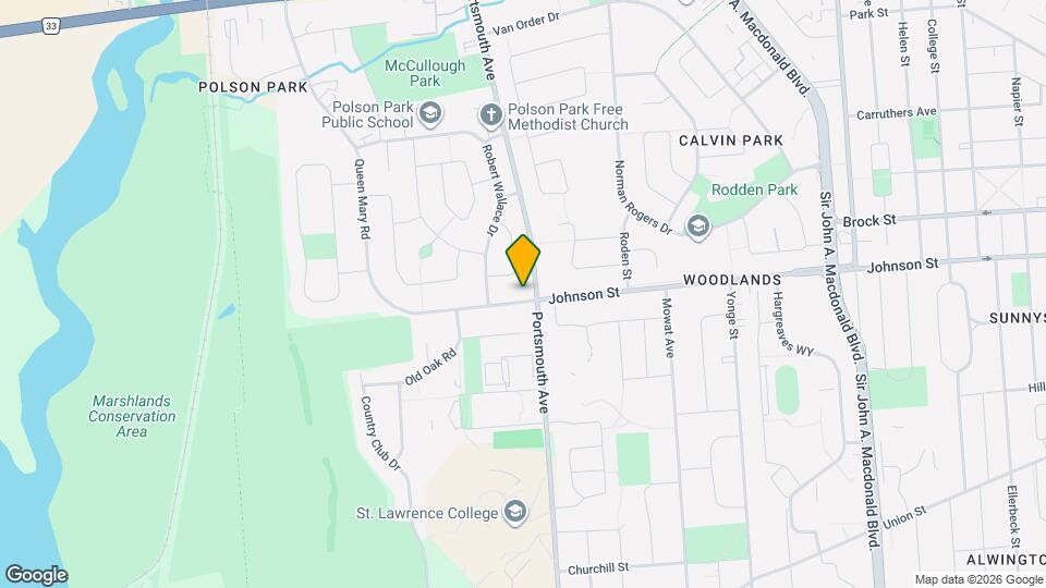 1155 Johnson St Map and Location Details