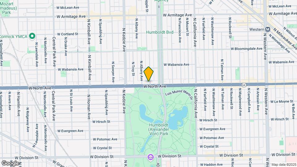 3032-3036 W North Ave Mapa y Detalles de la Ubicación