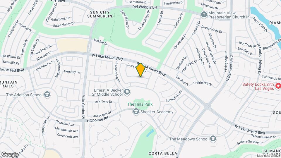 9025 Crimson Clover Way Map and Location Details