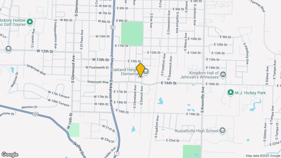 1506 S Detroit Ave Map and Location Details