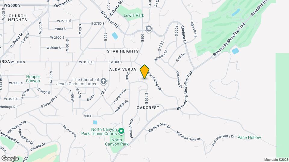 441 Canyon Estates Dr, Unit East Bench Walkout Apartment Map and Location Details