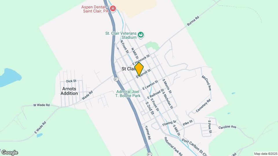 8 S Front St Map and Location Details