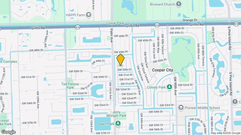 5081 SW 94th Way Map and Location Details