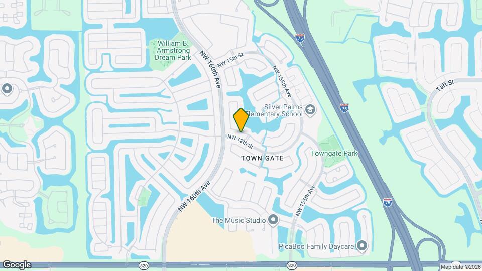 15856 NW 12th Ct Map and Location Details