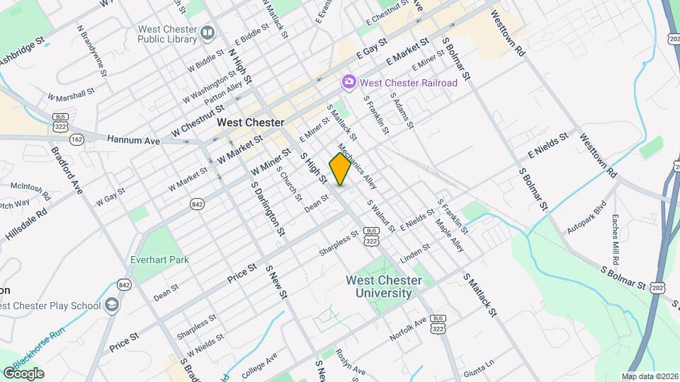 329 S High St Map and Location Details