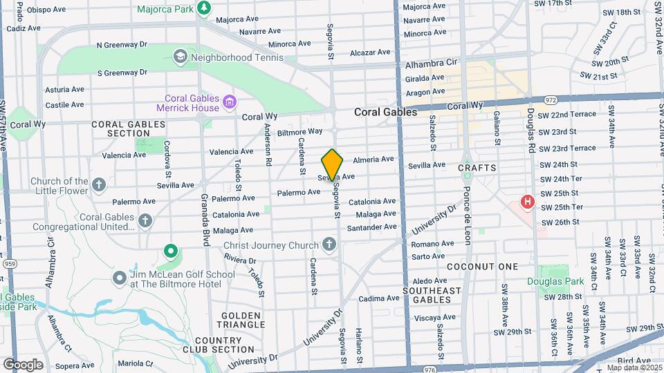 2828 Segovia St Map and Location Details