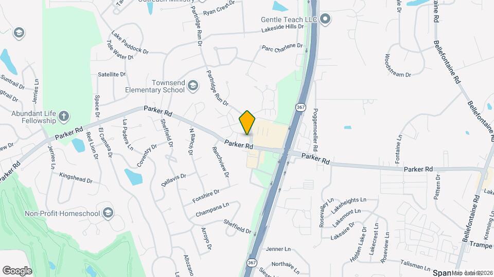 12115 Partridge Run Dr Map and Location Details