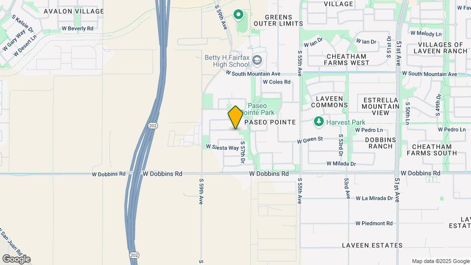 5737 W Pedro Ln Map and Location Details