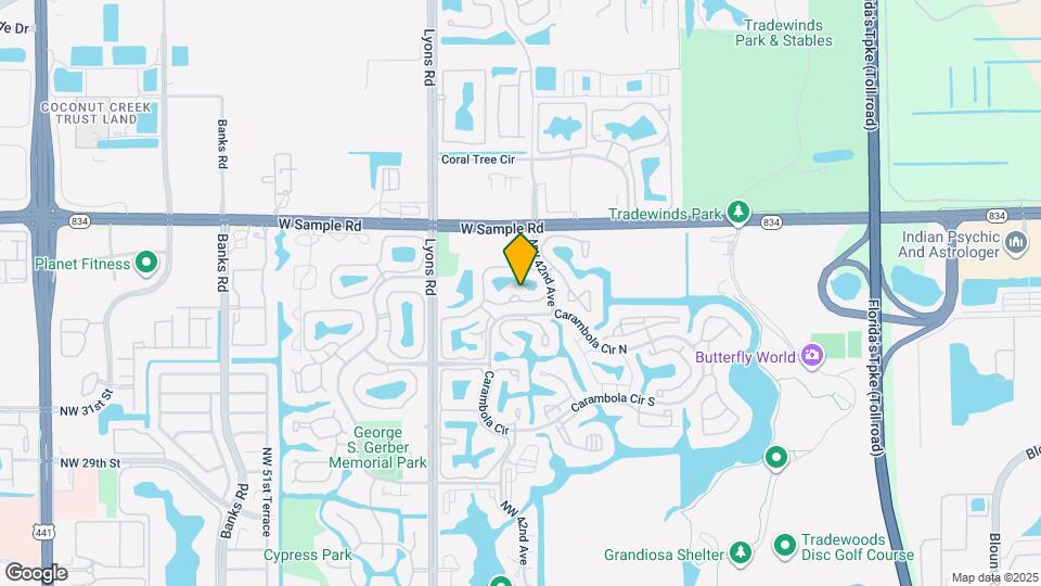 3929 Carambola Cir N Map and Location Details