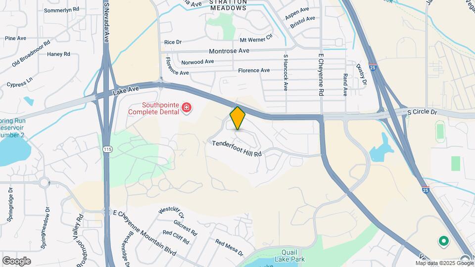 840 Tenderfoot Hill Rd Map and Location Details