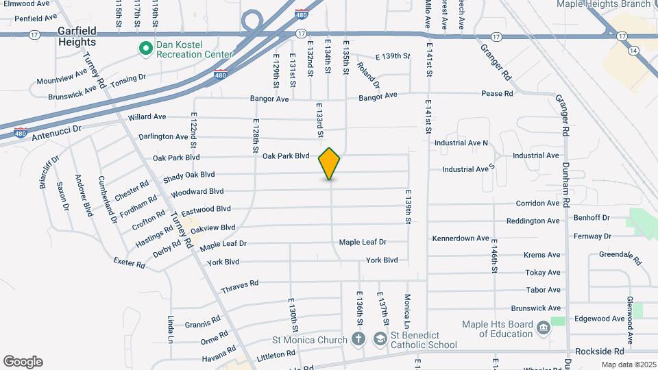13407 Woodward Blvd Map and Location Details