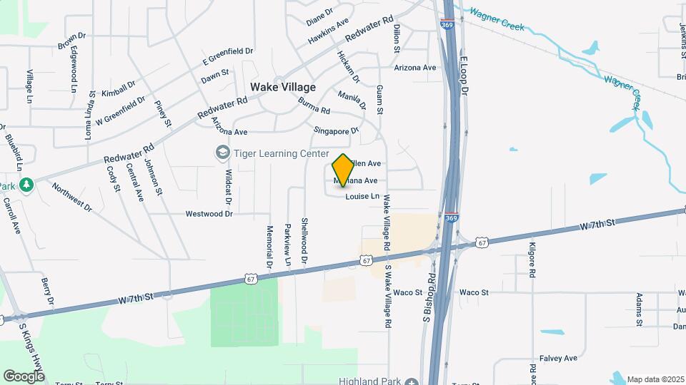 1025 Louise Ln Map and Location Details
